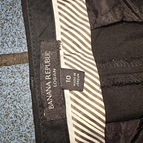 Banana Republic Logan Italian Wool Women's Straight Leg Pants Size 10 - Picture 8 of 13